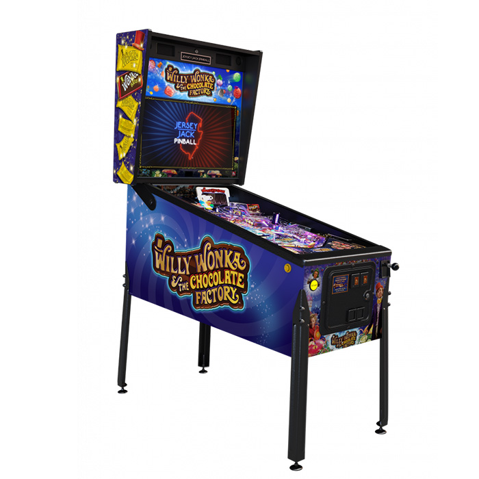 willy wonka pinball machine for rent
