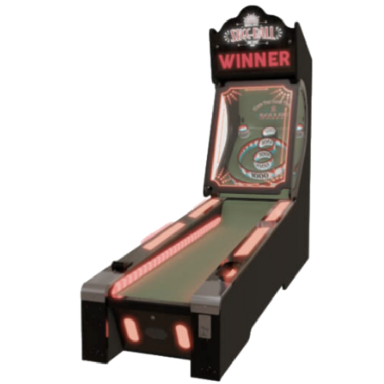 LED Skeeball lane