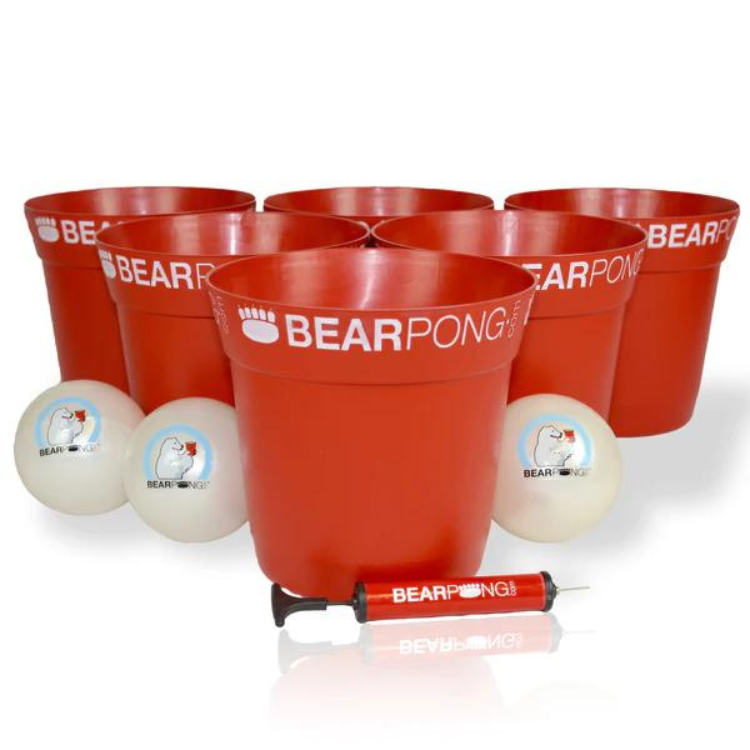 Bear Pong game equipment