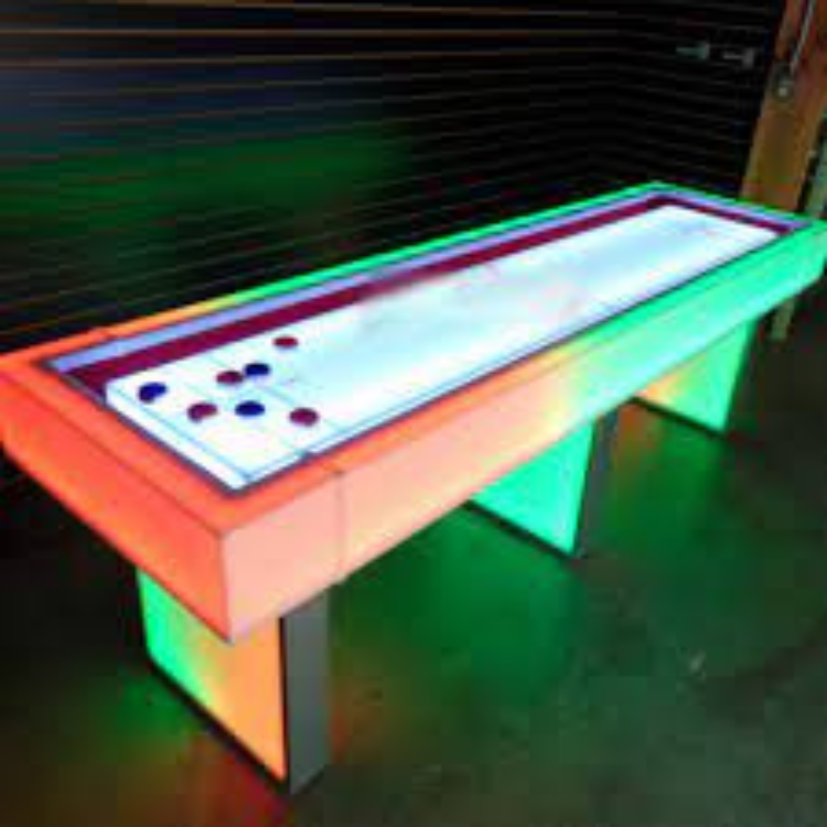 LED Shuffleboard table