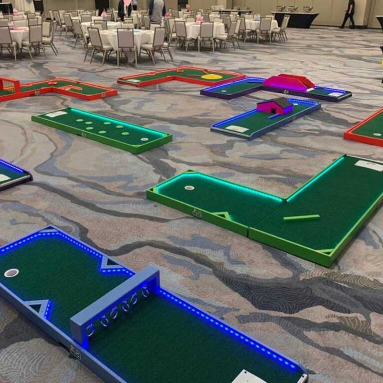 Rent 9-Hole Mini Golf Eqiupment for your party