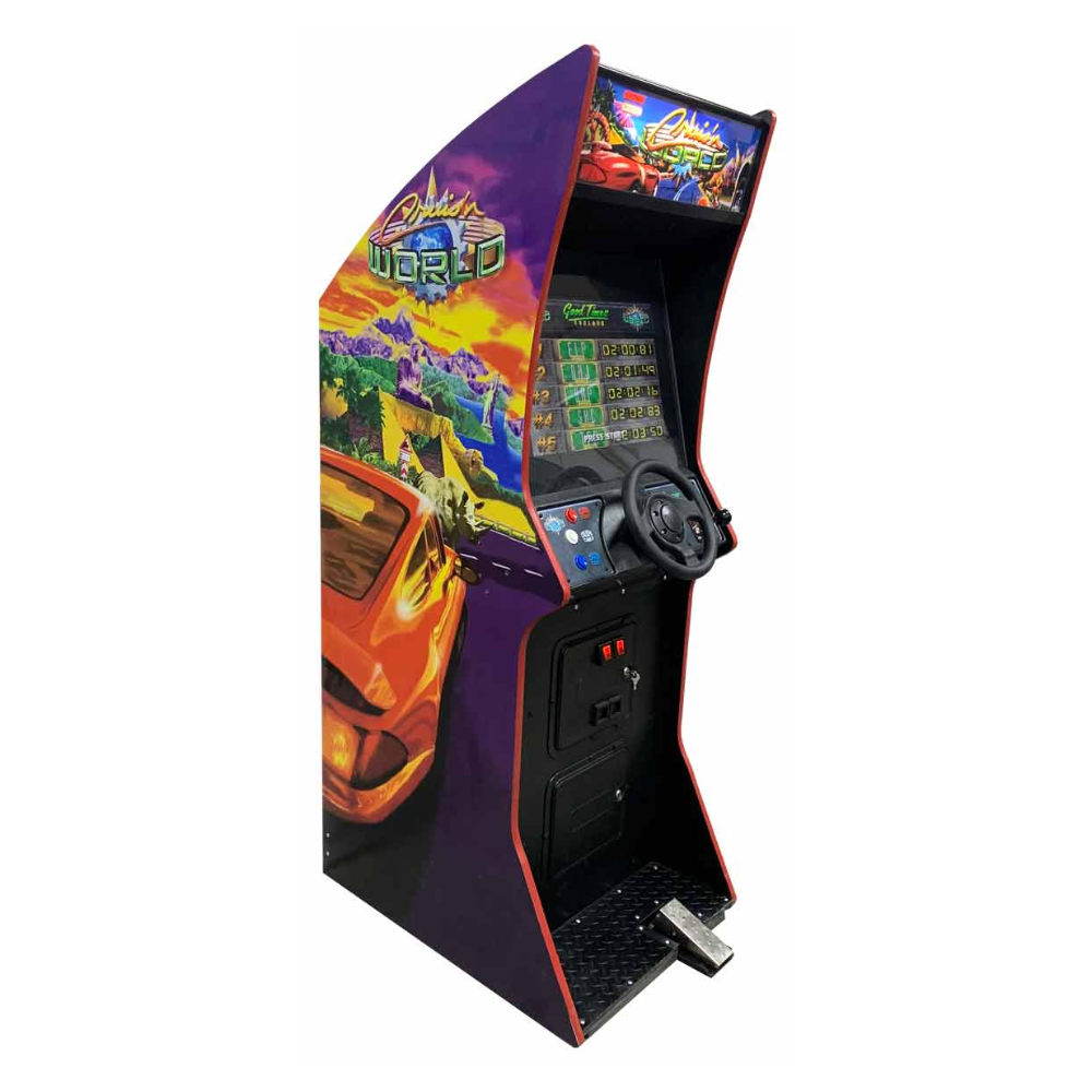 cruis'n world stand-up arcade racing machine