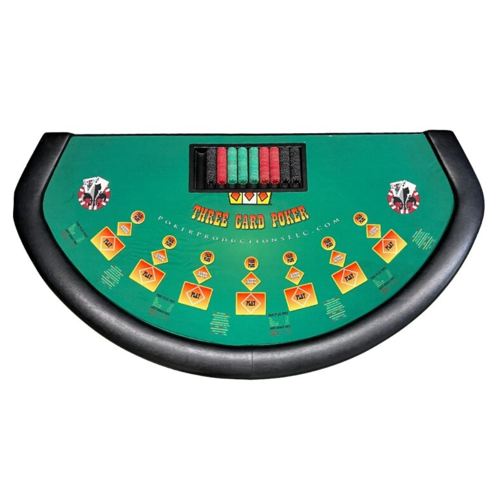 3 card poker table for rent