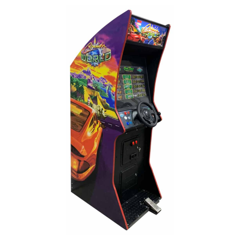 Cruis'n World stand-up arcade game machine