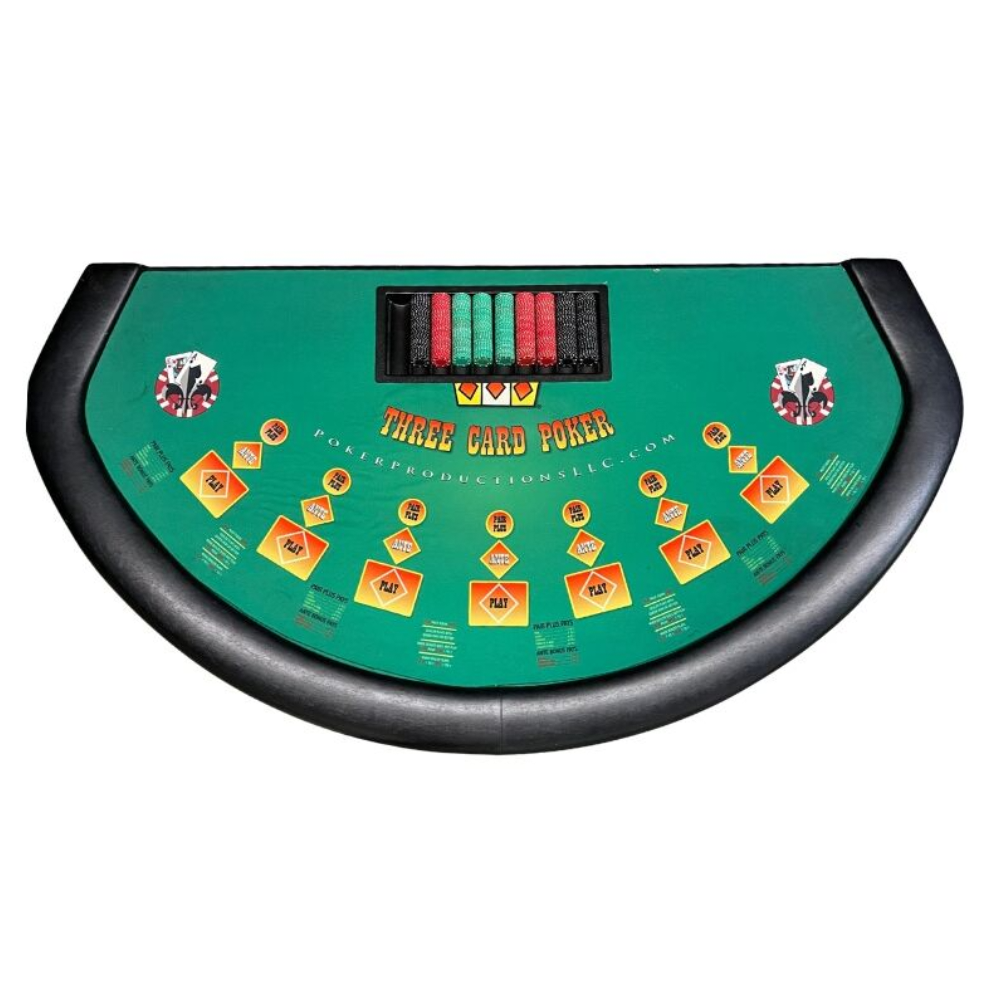 3 card poker tables for rent