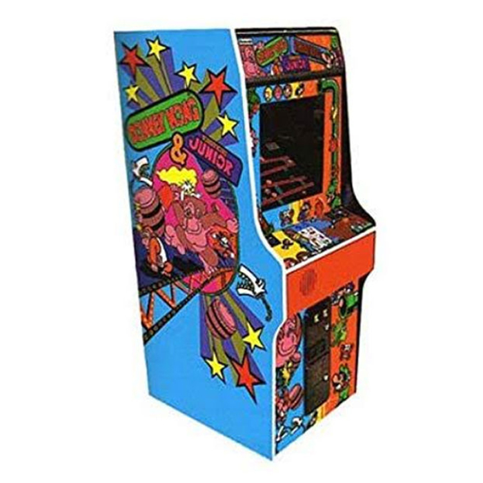 donkey kong with donkey kong jr and mario bros arcade game