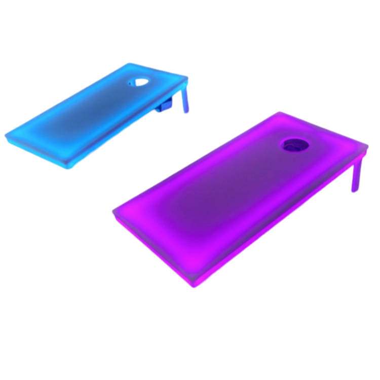 LED Acrylic Corn Hole