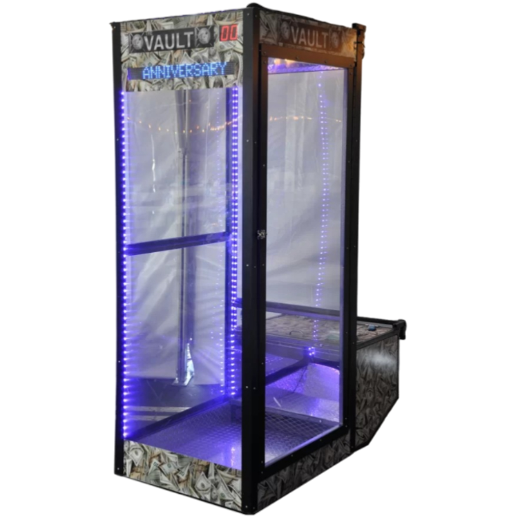 Vault Money Booth W/ Scrolling LED Panel