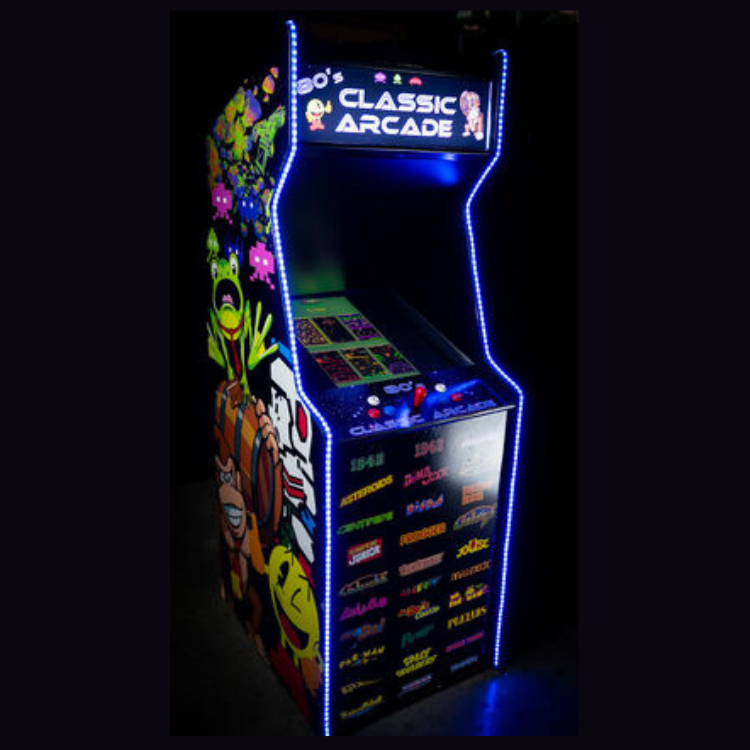 arcade machine with classic games