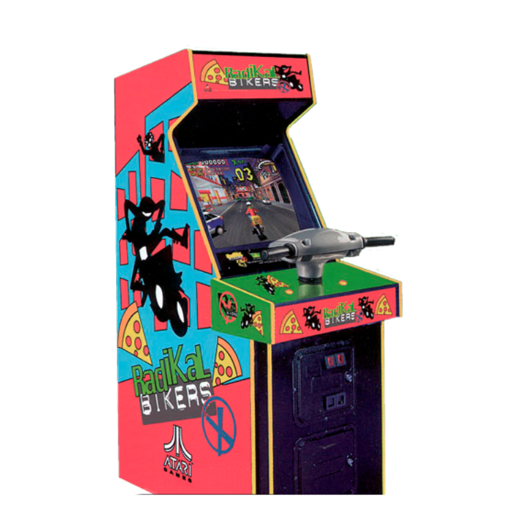 radikal bikers arcade machine