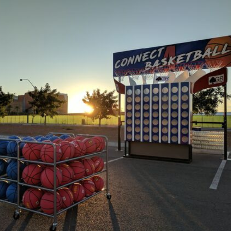 connect 4 basketball game