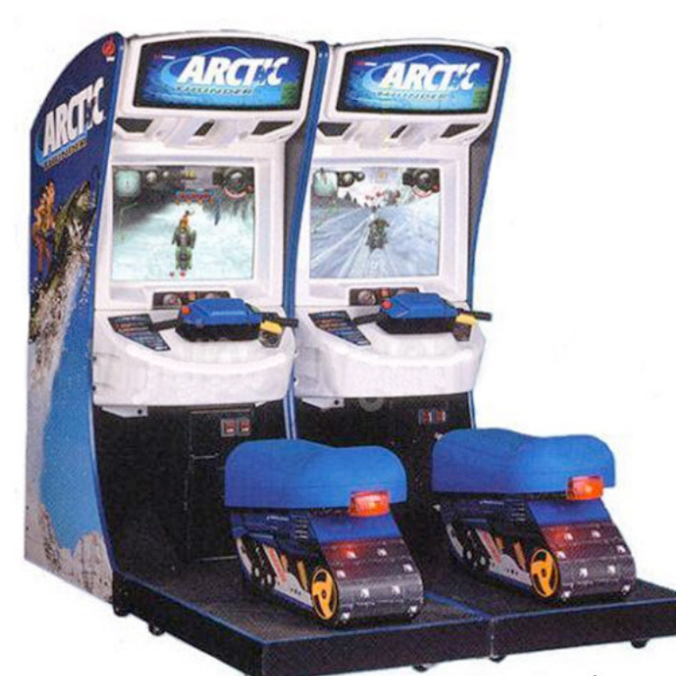 2 Arctic thunder snowmobile racing simulators