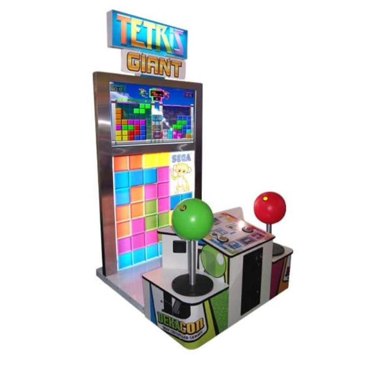 Giant Tetris arcade machine