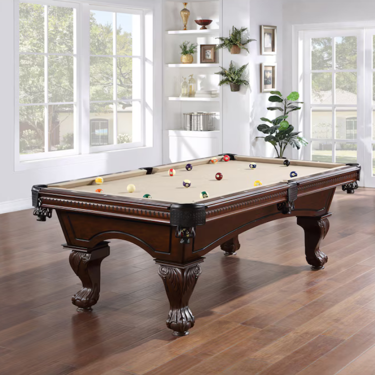 wooden sophisticated pool table