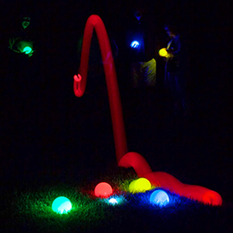 LED light up bocce balls