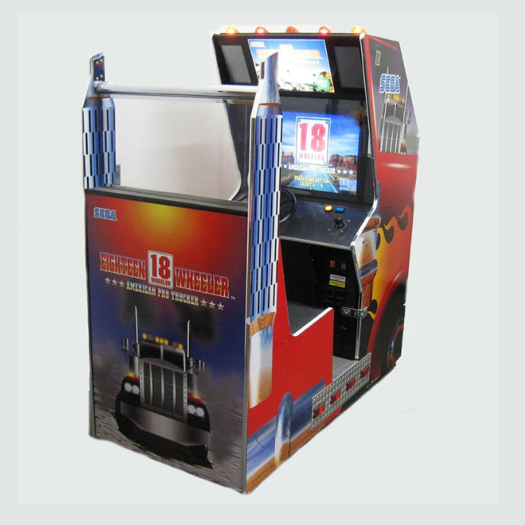 semi truck racing arcade game