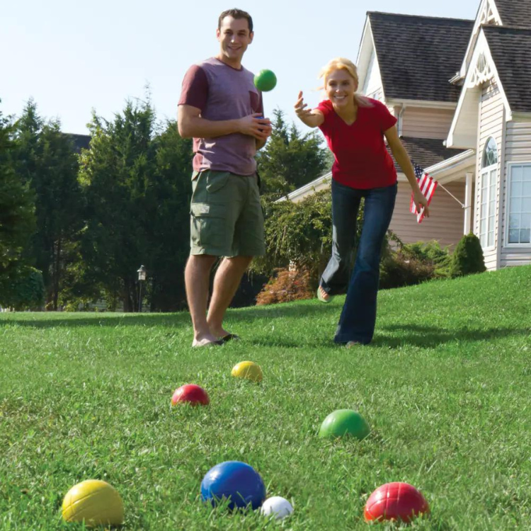 Backyard Bocce Ball set for rent