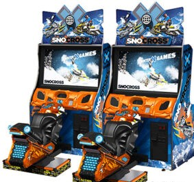 Driving Game SnoCross Arcade Game