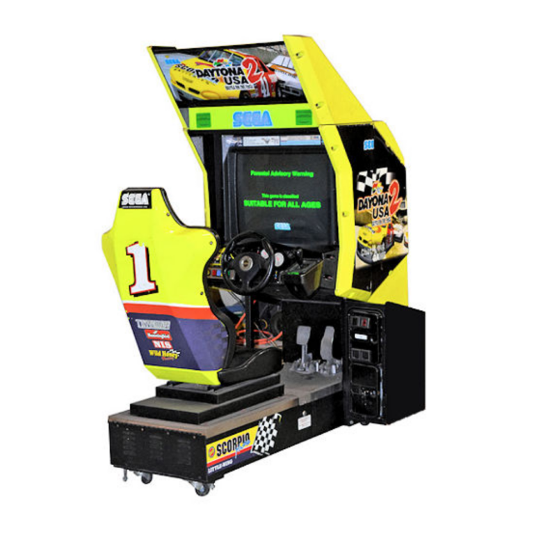 Daytona racing arcade game rental near me