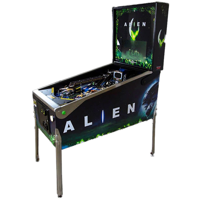 alien pinball machine rental near me