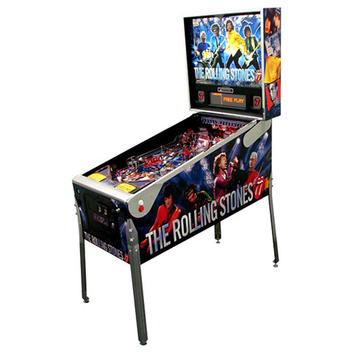 rolling stones limited edition pinball machine rental
