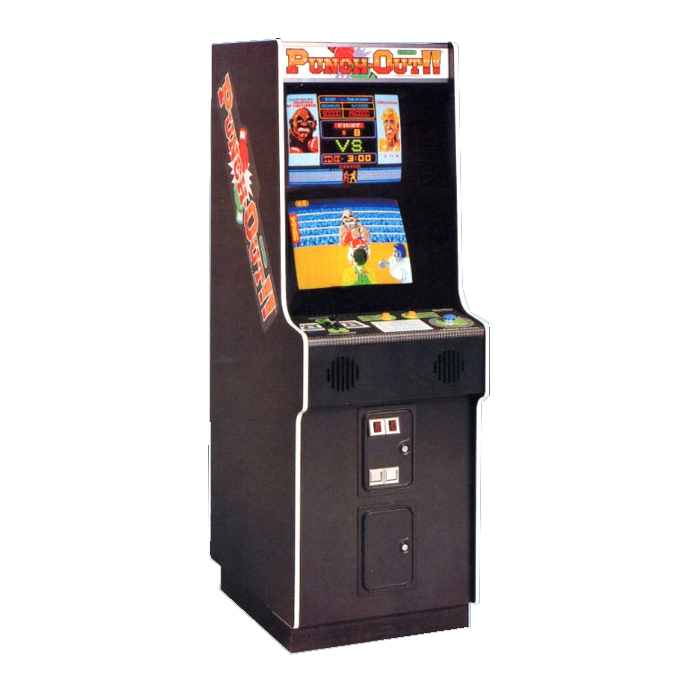 punch out! arcade game machine