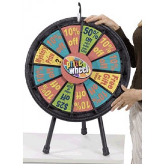 colorful mini prize wheel