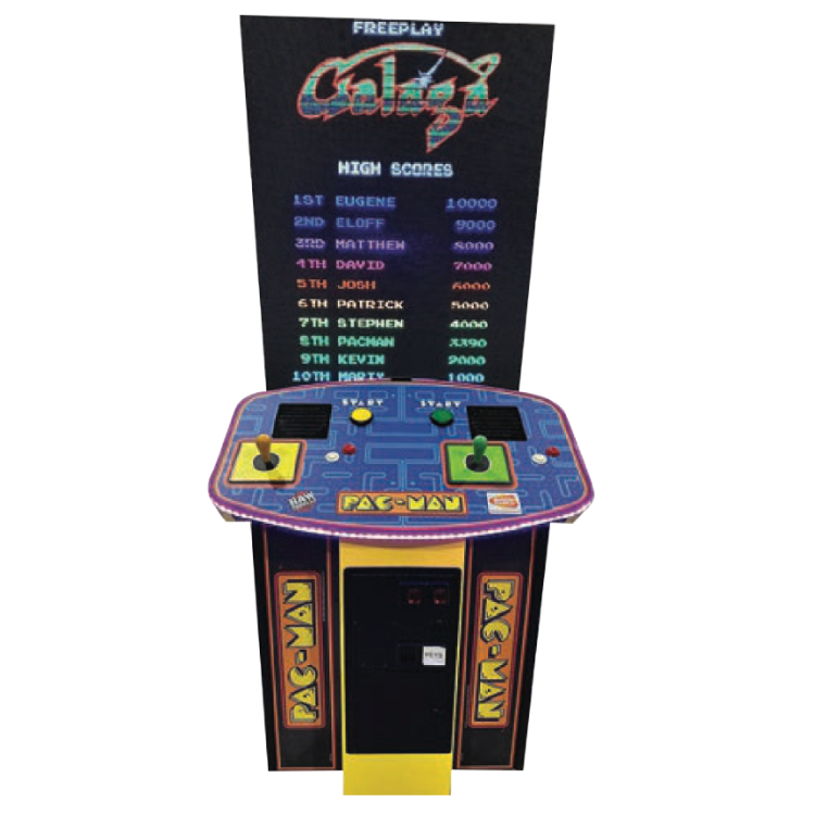 Worlds Largest PacMan and Galaga arcade machine