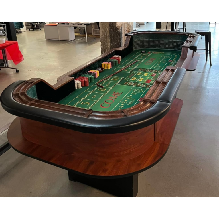 craps table rentals