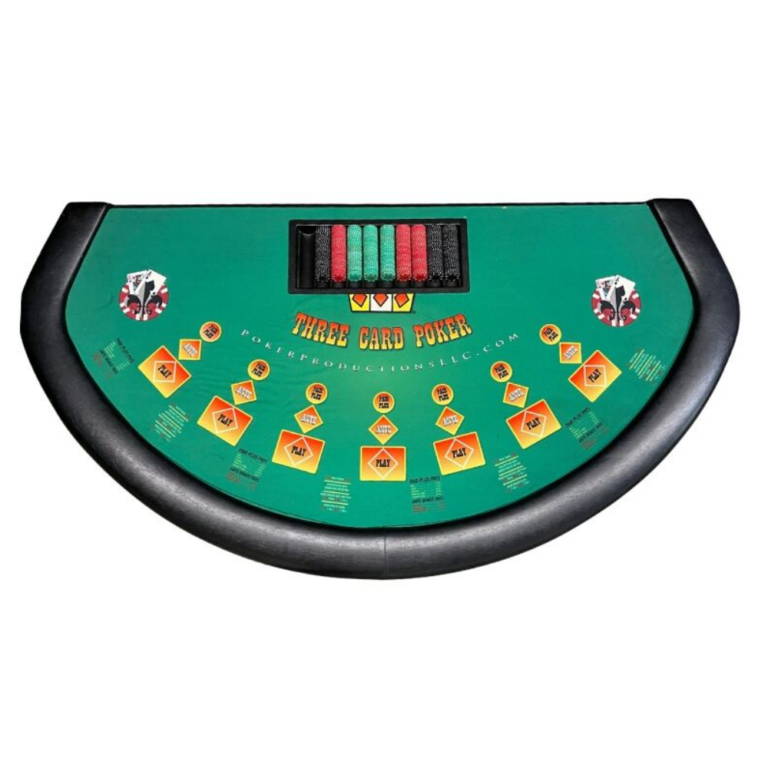 3 card poker tables for rent