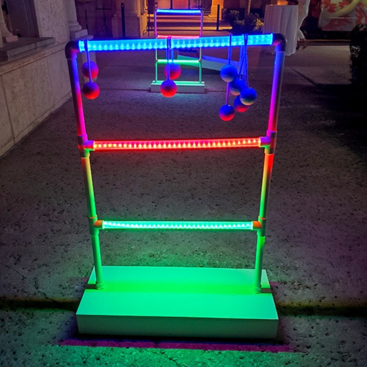 LED ladder golf game