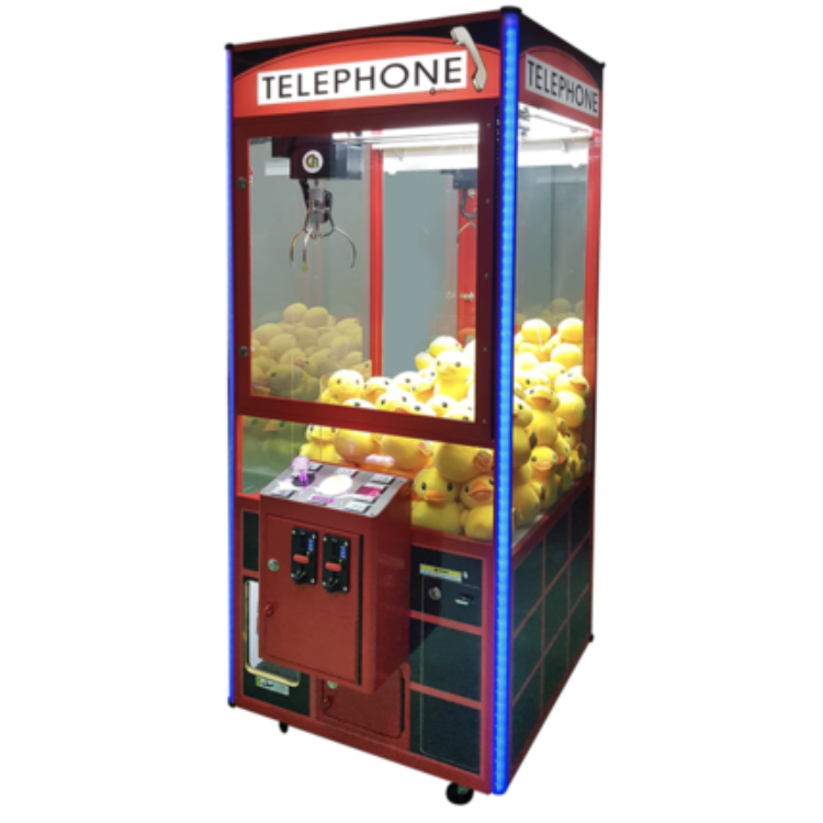 phone booth claw machine