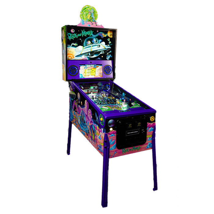 Rick and Morty Pinball Machine Sacramento Arcade Rentals