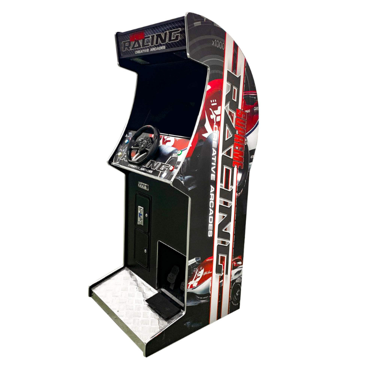 classic driving game arcade machine