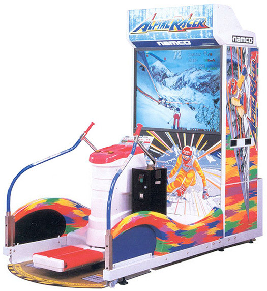 downhill skier arcade game