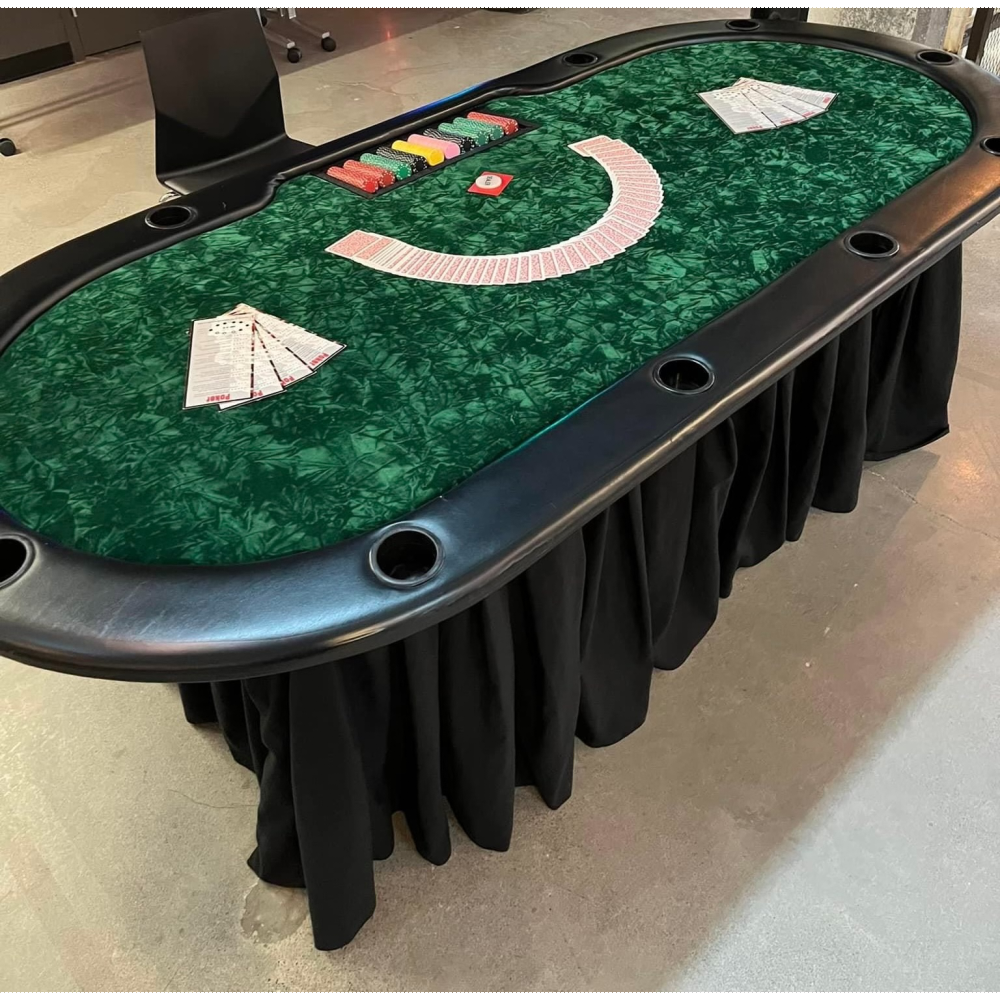 poker table for rent