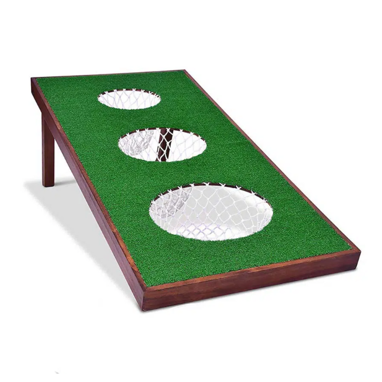 battle chip pro board with three netted targets