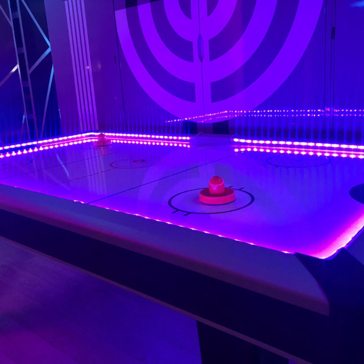 LED Air Hockey table