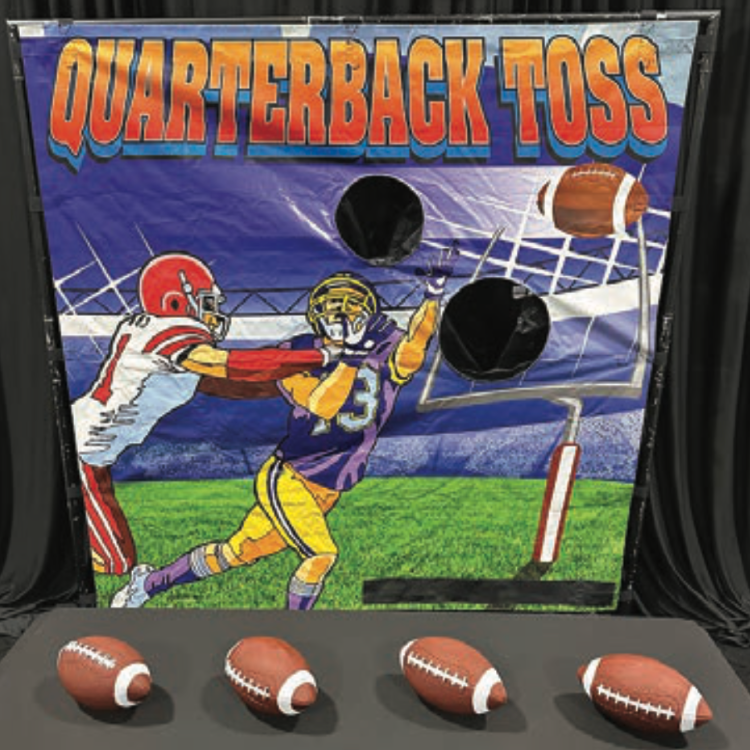 quarterback toss throwing game