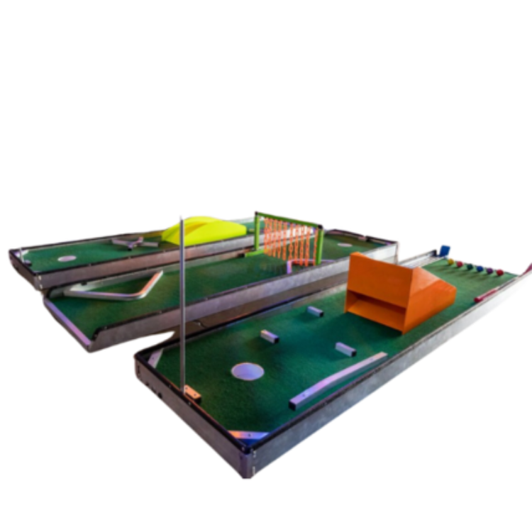 3 mini golf holes LED