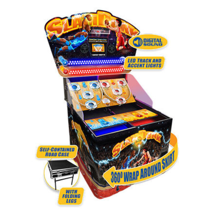 slam dunk bounce a ball racing game