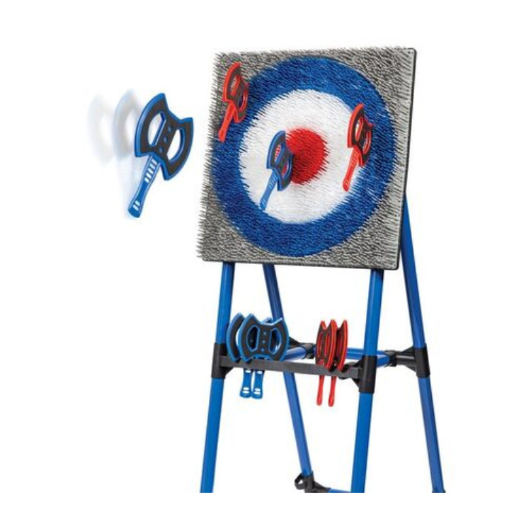 axe throwing target and axes