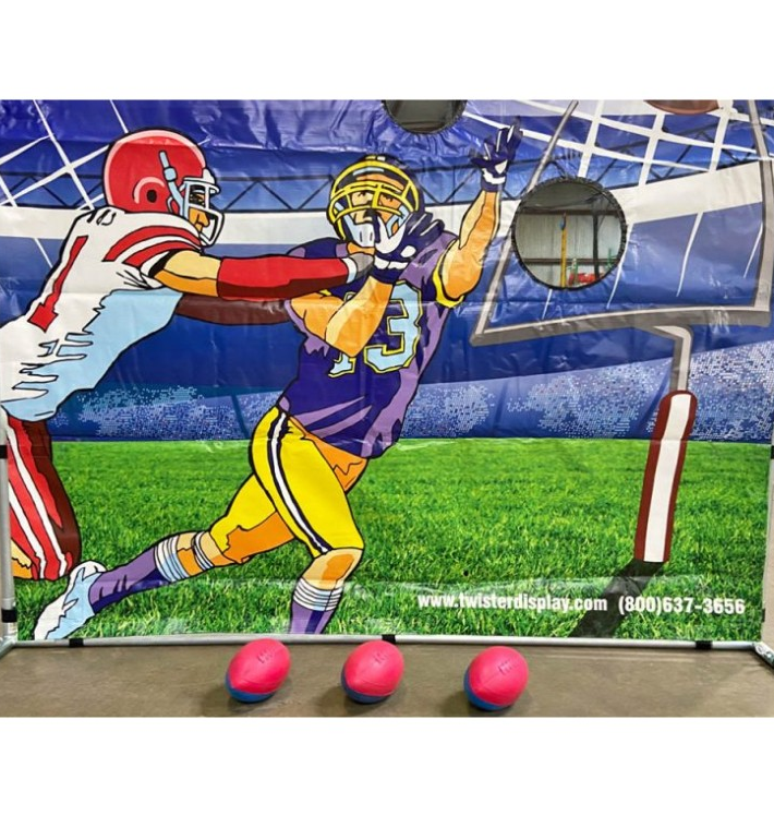 Football Toss Carnival Game