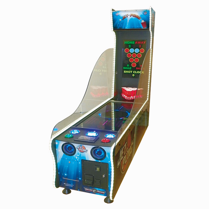 jet pong arcade game